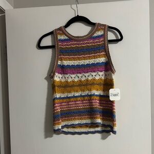 NWT Altar'd State Women’s Colorful Knit Tank Top
